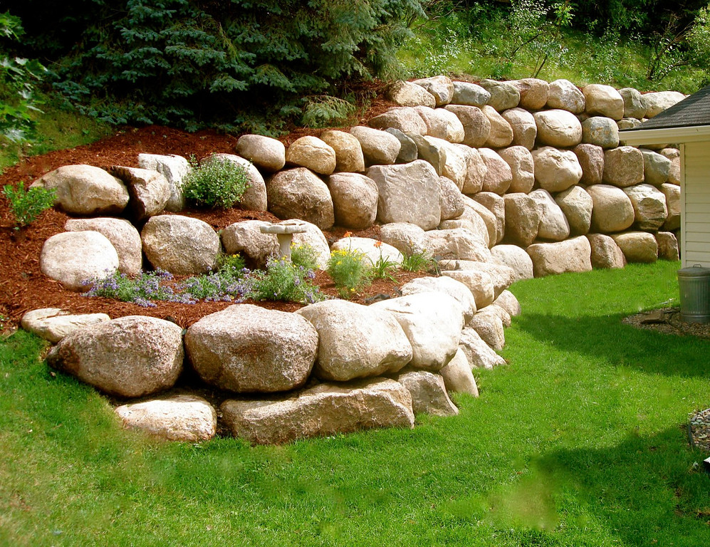 Boulder Retaining Walls Boulder Images Inc 