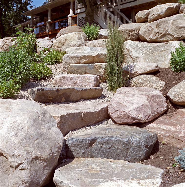 Natural Stone Staircases - Boulder Images Inc.