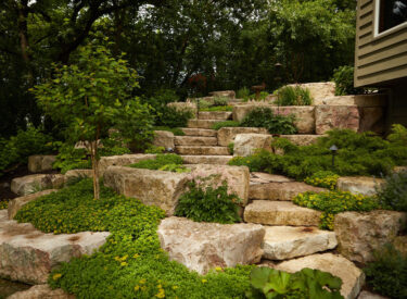 outdoor patio and stone design