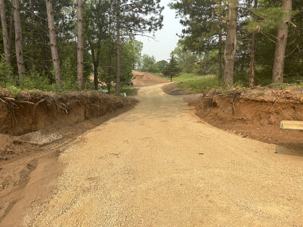 gravel driveway